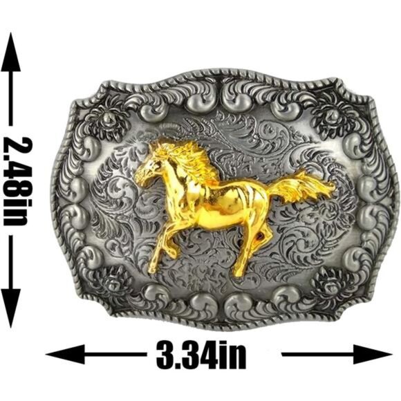 Western cowboy belt buckle for belt accessories Custom buckle - Picture 2 of 7